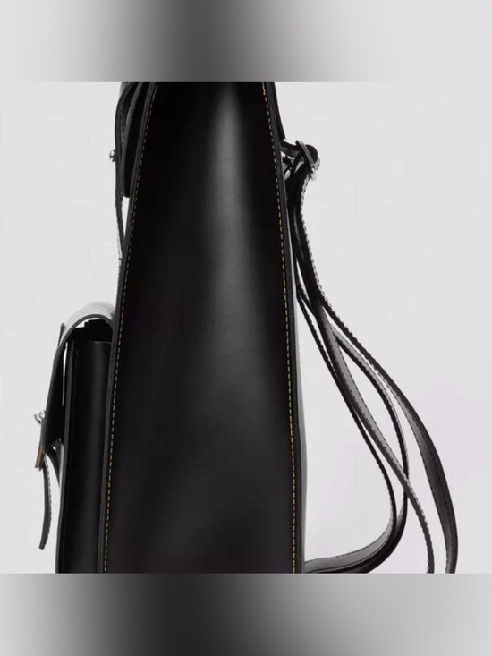 Black Leather Kiev Dr. Martens Bag